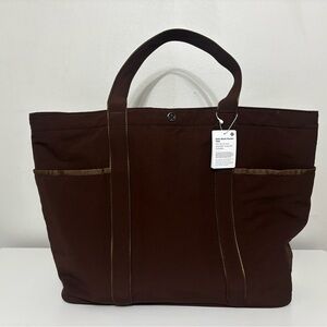 Lululemon Athletica Dark Brown Tote Bag